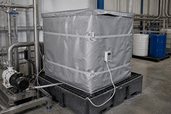 Chemical Blending and Storage Container Heating