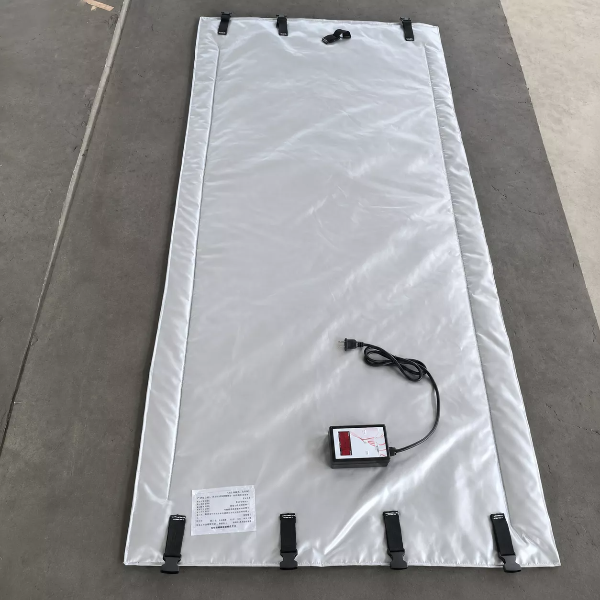 Flat blanket view showing control box