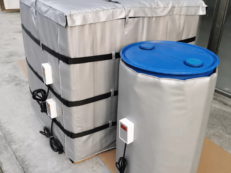 Industrial drum heating operating environment inputs