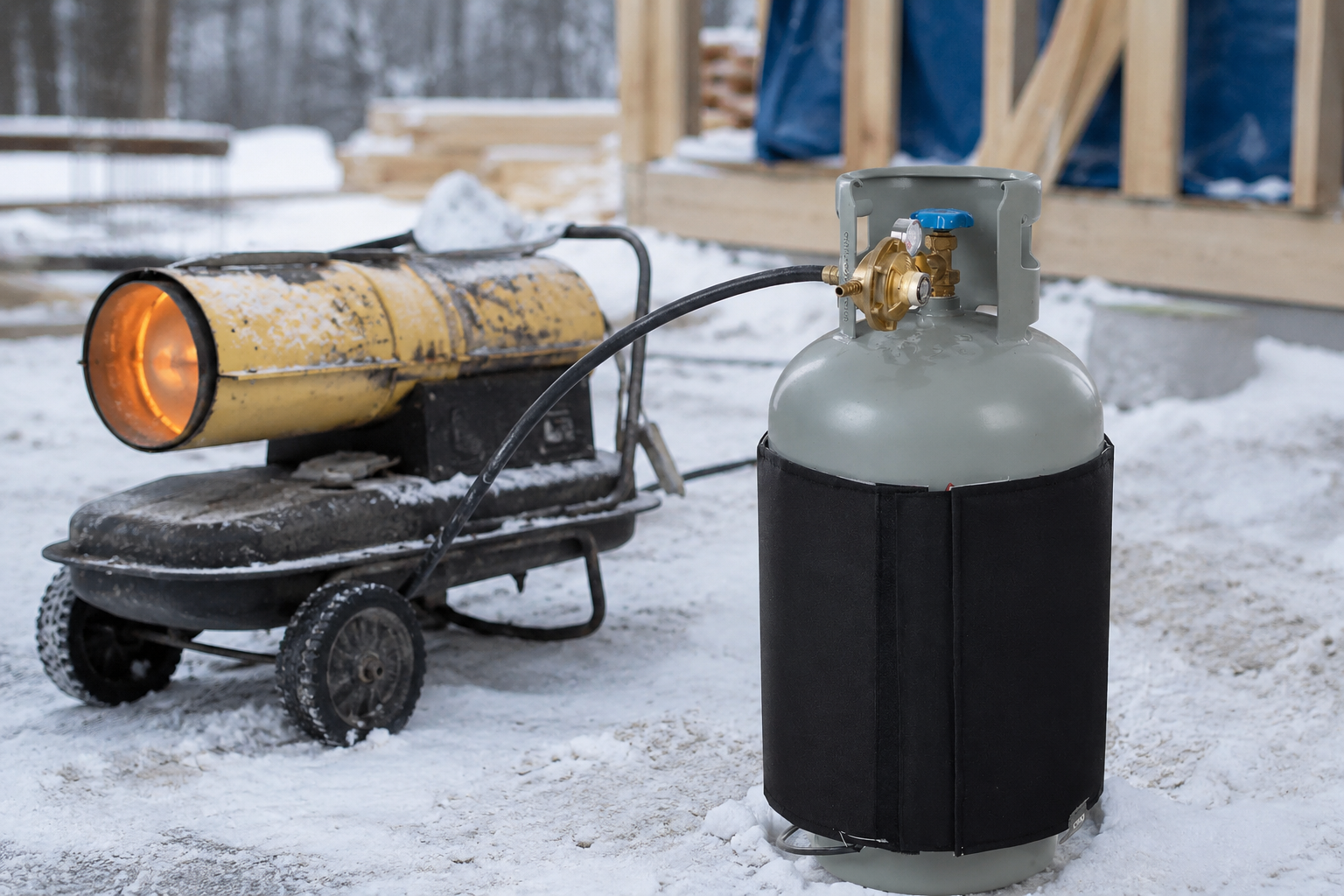 Propane Tank Heating Insulation Blankets