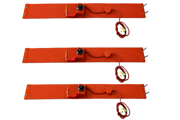 Three heater bands with 1740 x 250 mm dimensions
