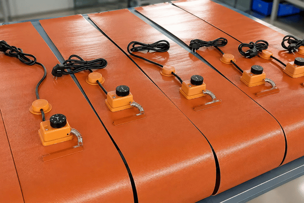 Gas cylinder heating blanket performance