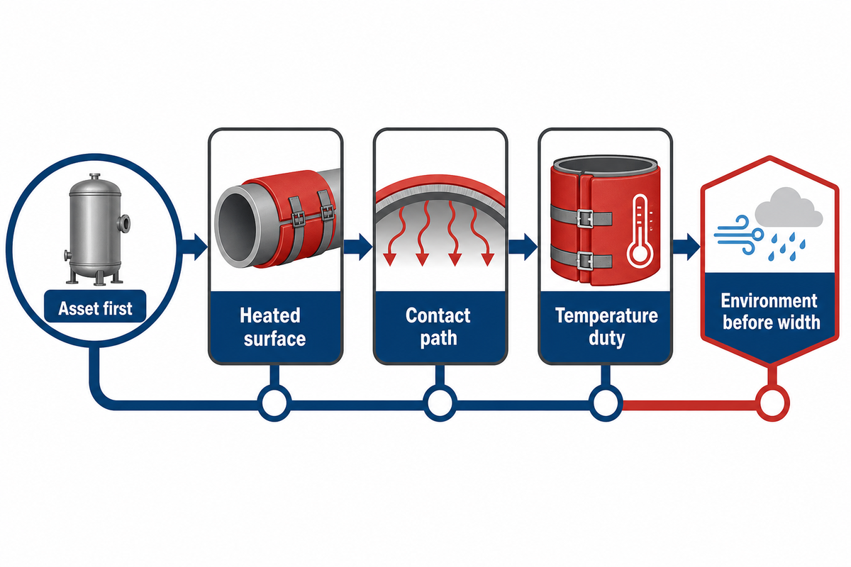 Industrial Heating Blanket Size Means Fit, Heat Path and Duty — Heating Blanket Sizing Guide
