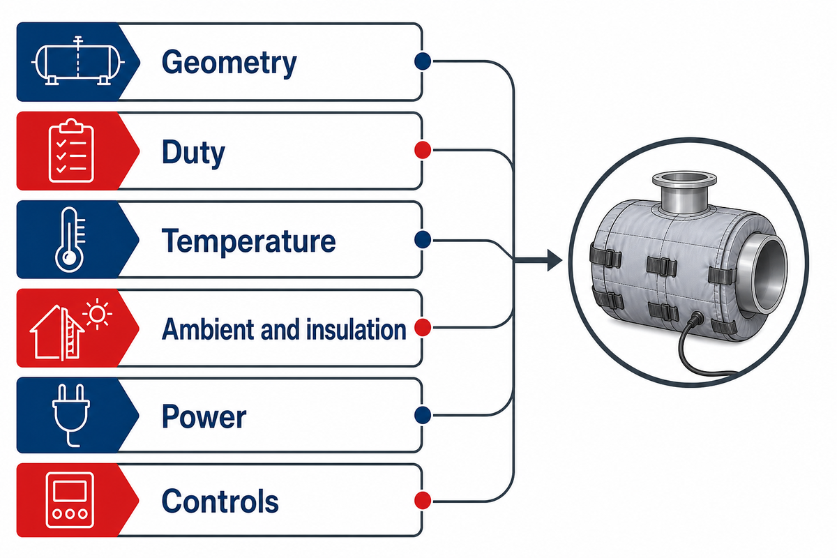 The Six-Input Heating Blanket Sizing Brief — Heating Blanket Sizing Guide