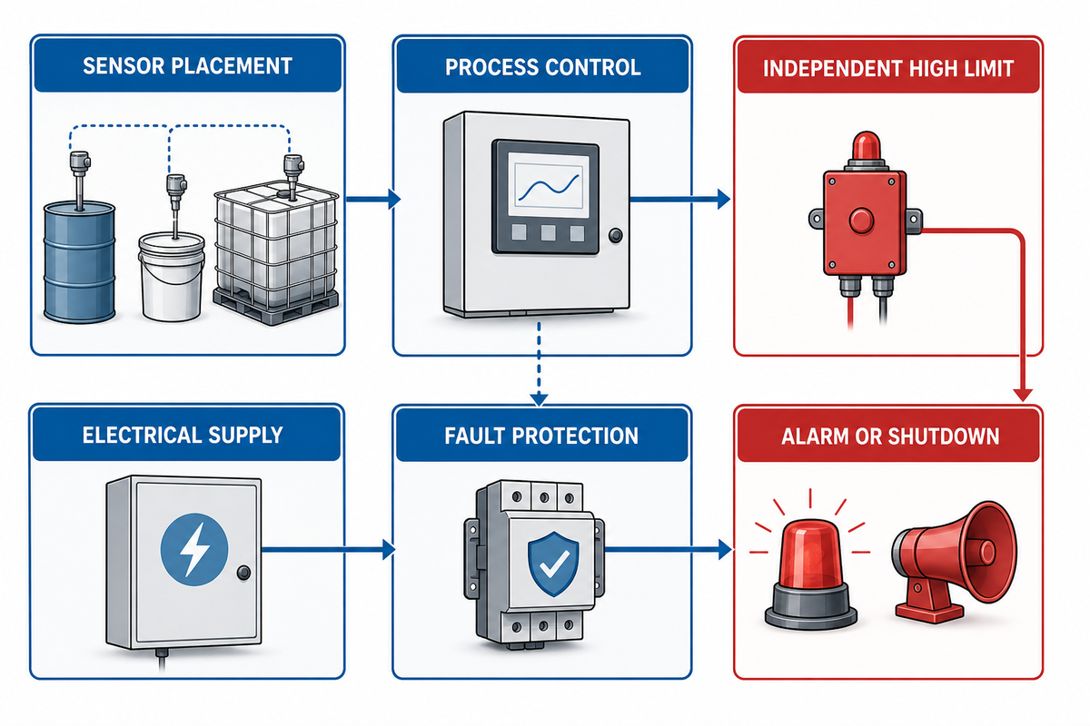 Specify Sensors, Control Logic, High Limits and Electrical Supply — FlexBlanket