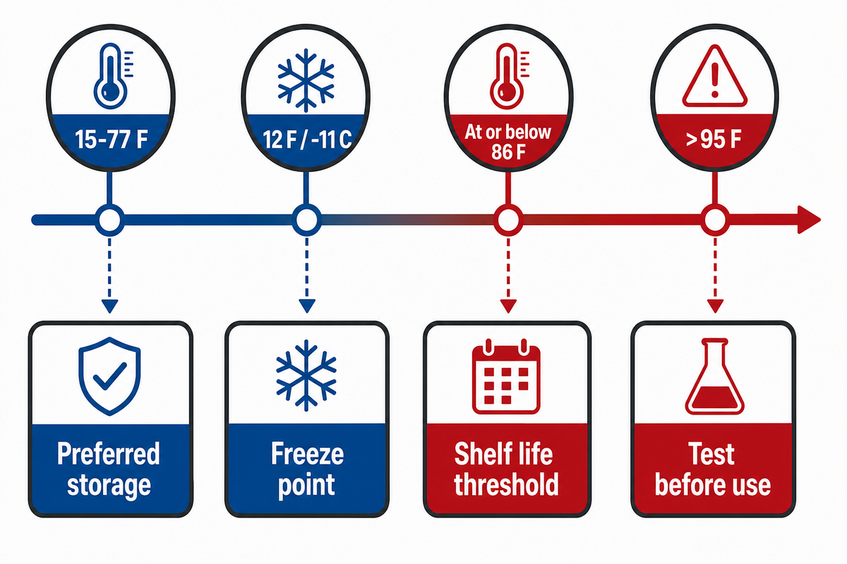 Quick Answer: Preferred DEF Storage Is Not One Temperature Band — flexblanket.com