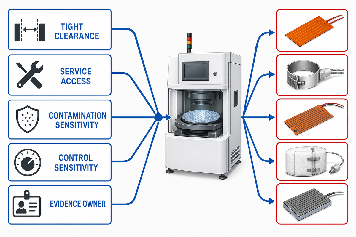 Heater type follows duty, contamination, control, and validation ownership — FDA and NIST