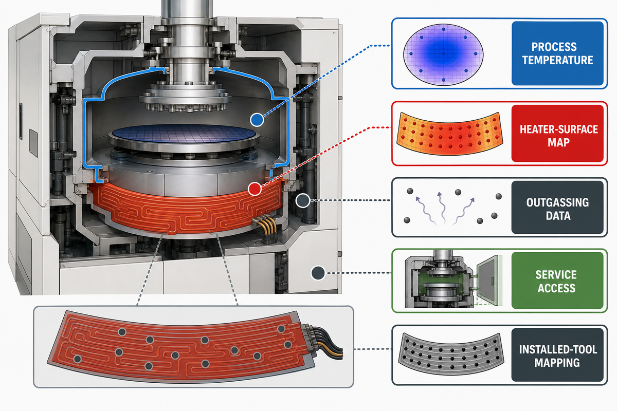 Heater-surface uniformity does not prove wafer or process temperature — NIST and NASA