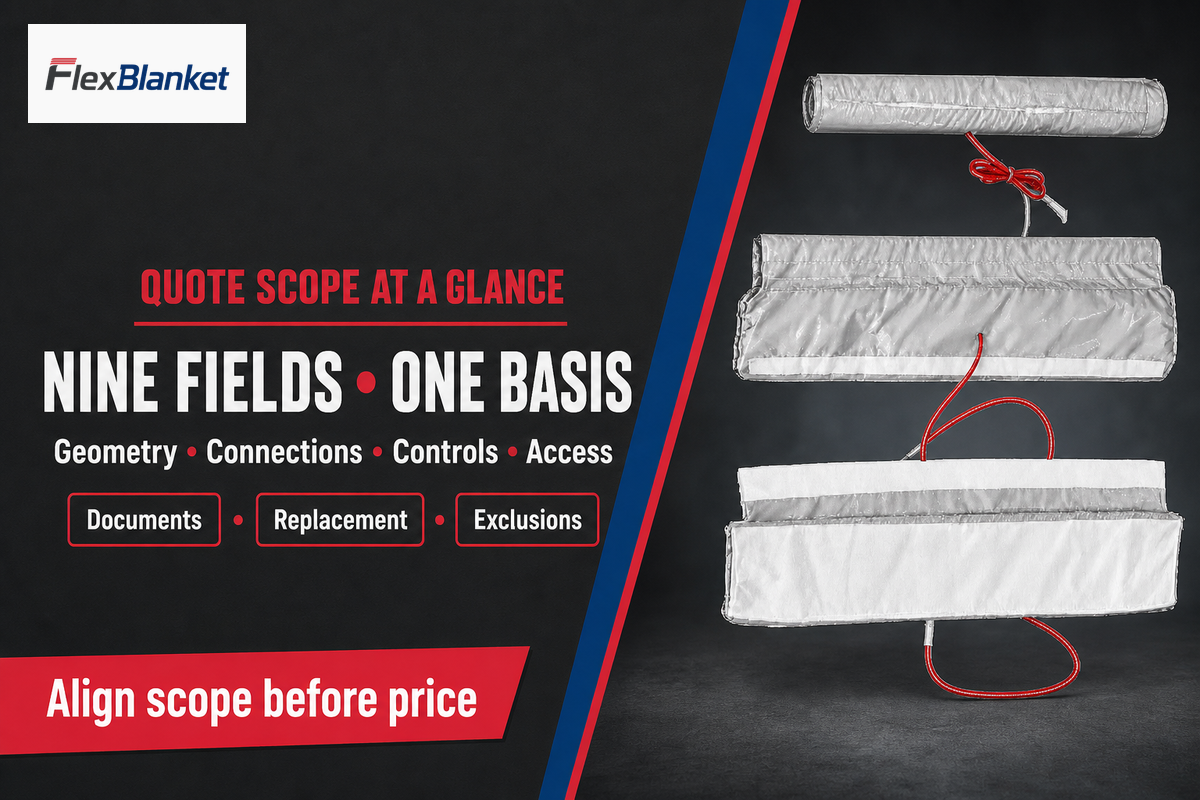 Heat Trace vs Heating Blanket Quote Scope at a Glance — FlexBlanket