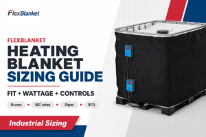 Heating blanket sizing guide