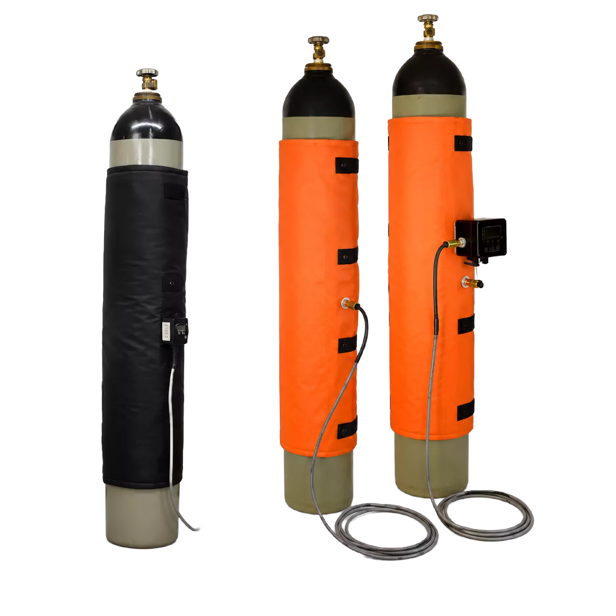 Industrial heating jacket application and installation environment