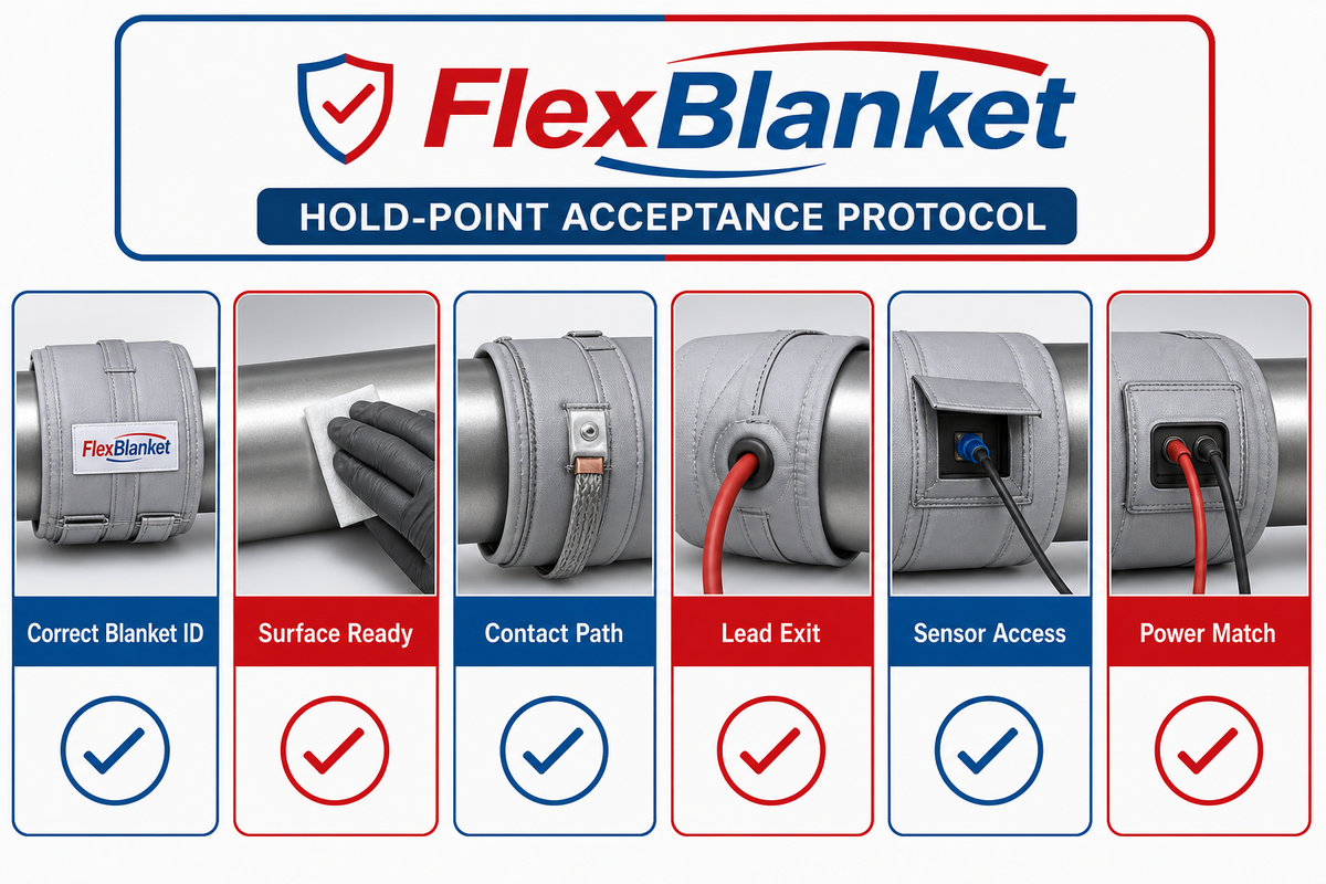 3. Surface, Fit, and Contact Check Before Energizing — FlexBlanket
