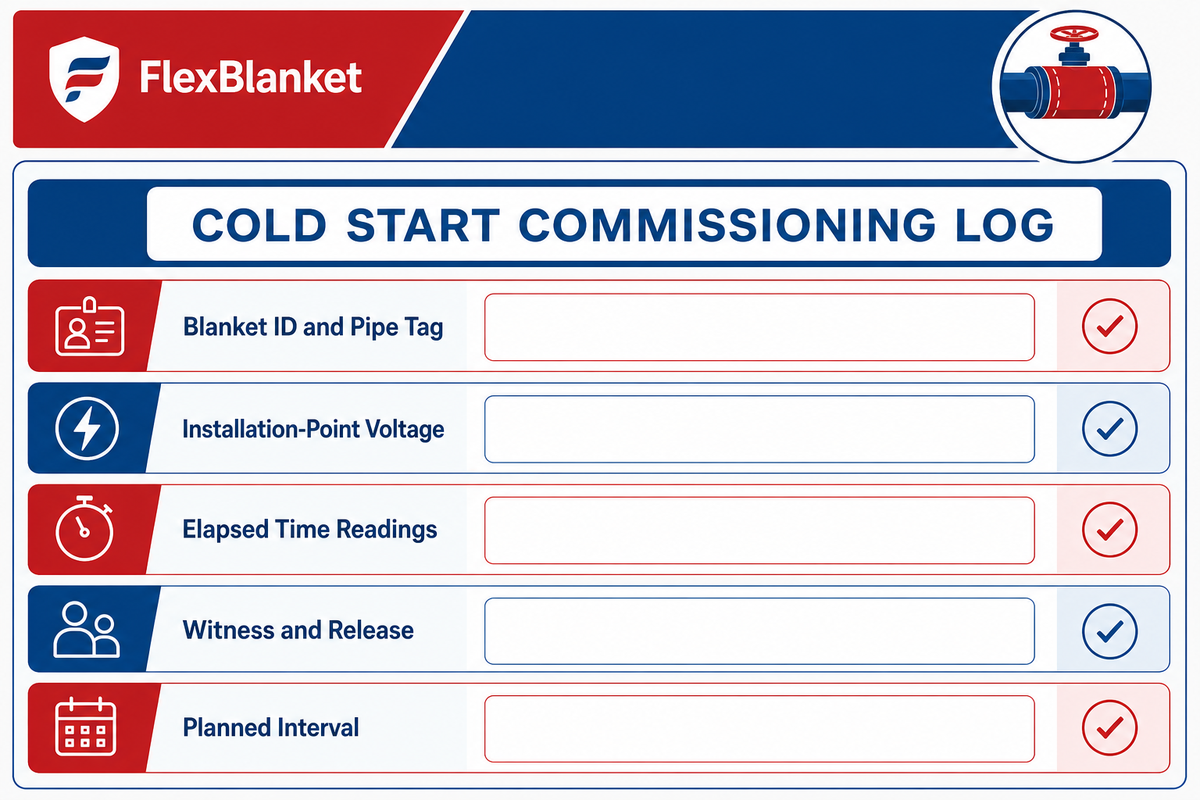6. First Heat Cycle and the Cold Start Commissioning Log — FlexBlanket