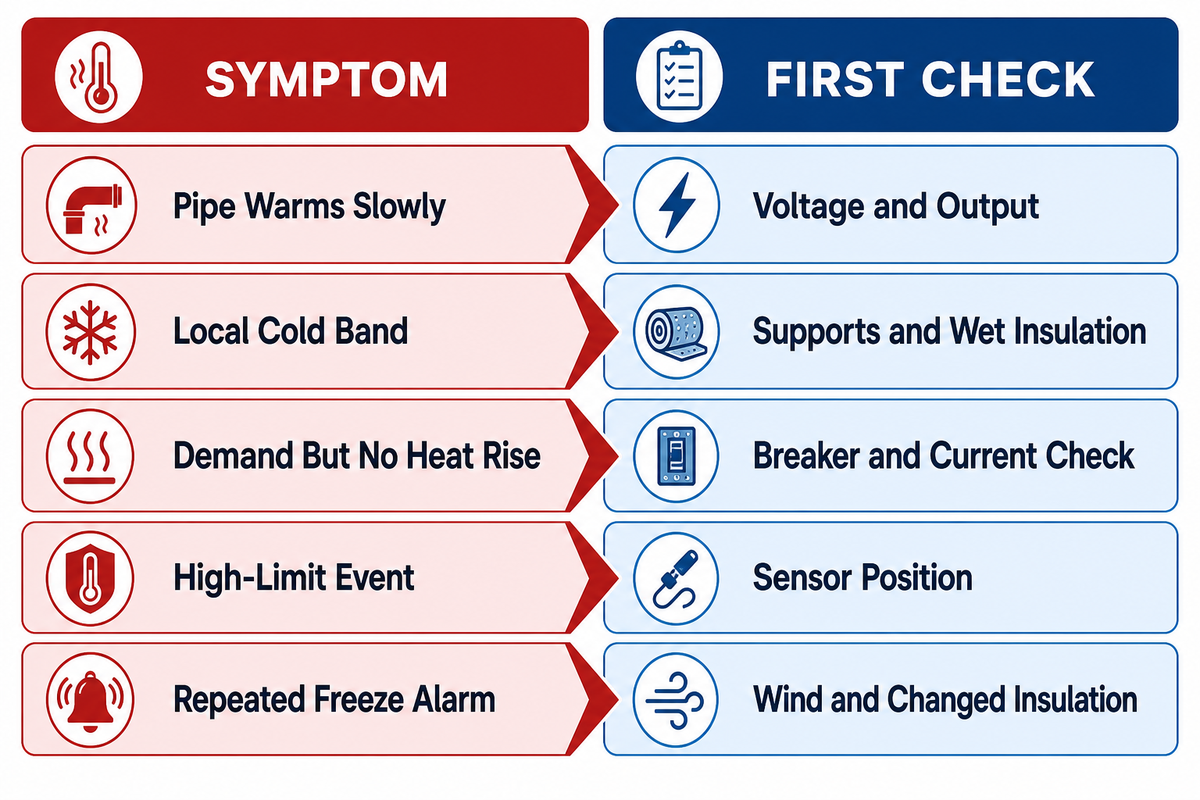 7. Troubleshooting Heat Fault Symptoms After Installation — FlexBlanket