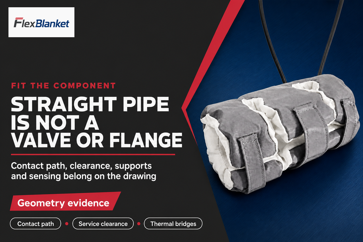 Fit Straight Pipe, Valves, Flanges, and Supports — FlexBlanket