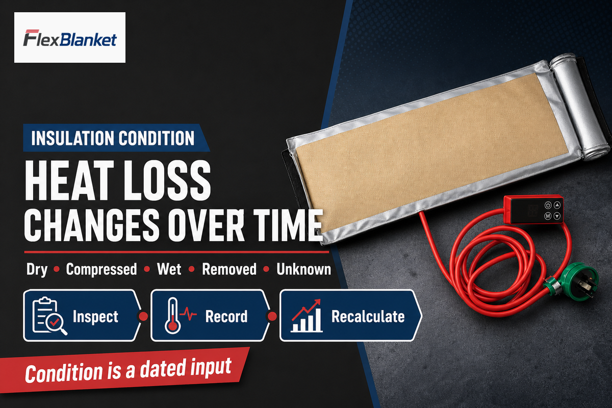 Track Insulation Condition as a Changing Heat-Loss Input — FlexBlanket