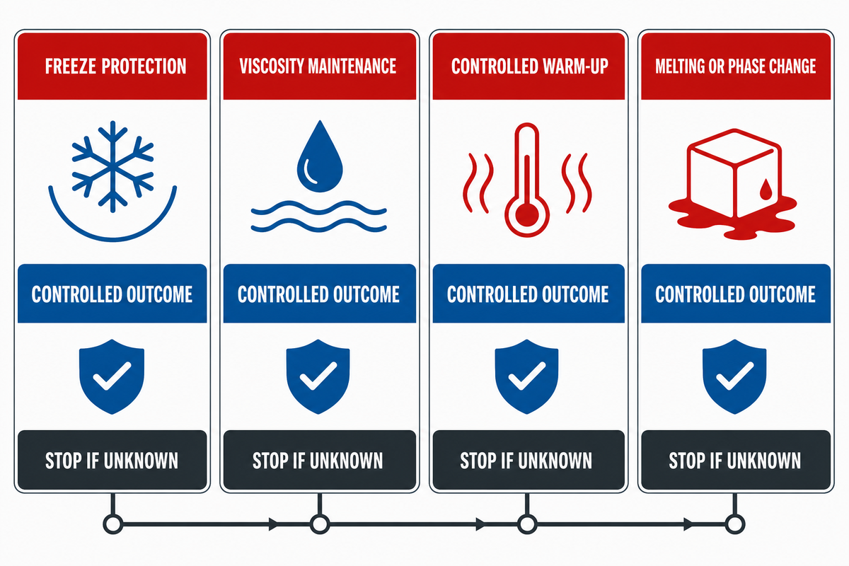 Start With the Material and Heating Objective — FlexBlanket