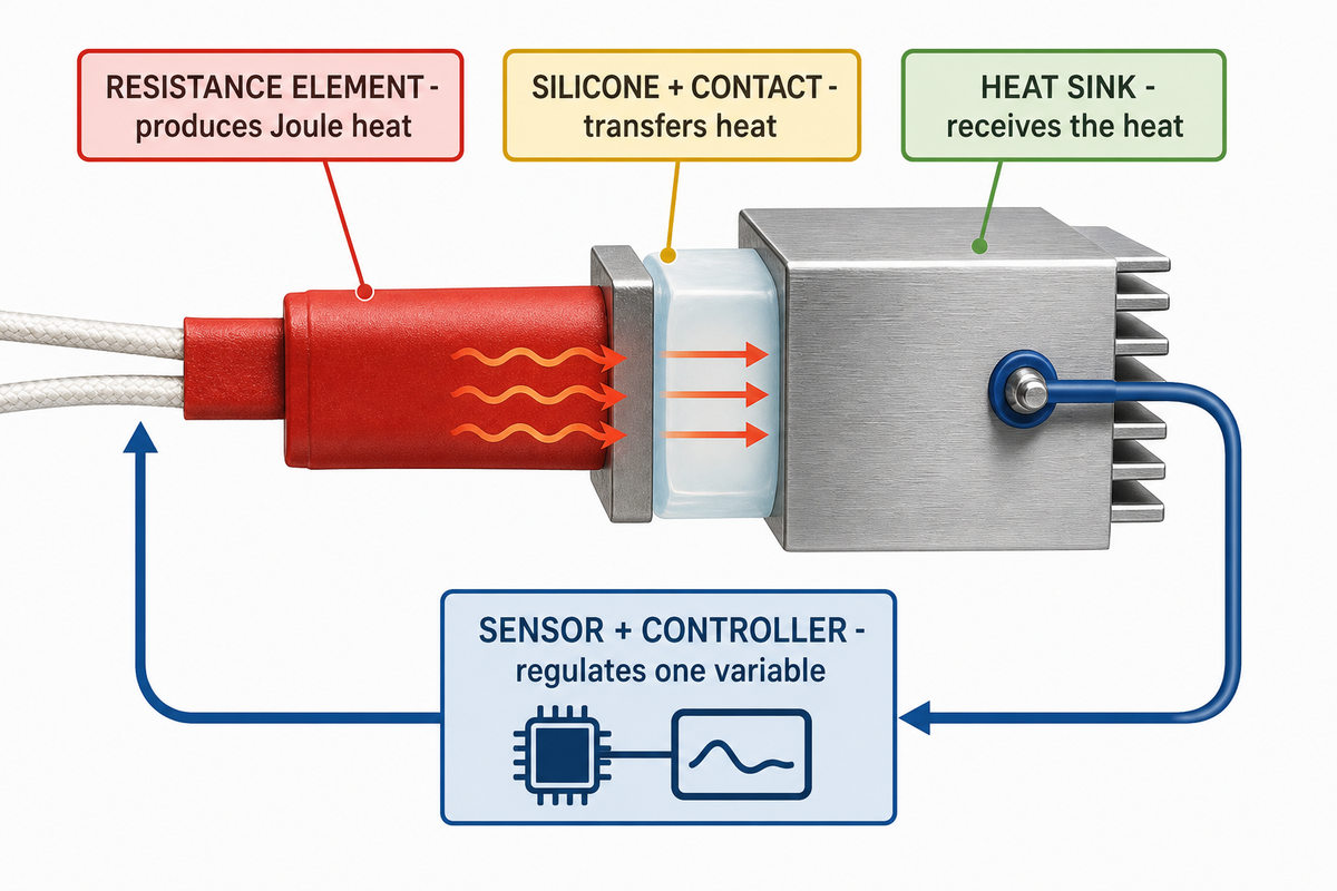 How Silicone Rubber Heaters Turn Electricity Into Surface Heat — FlexBlanket