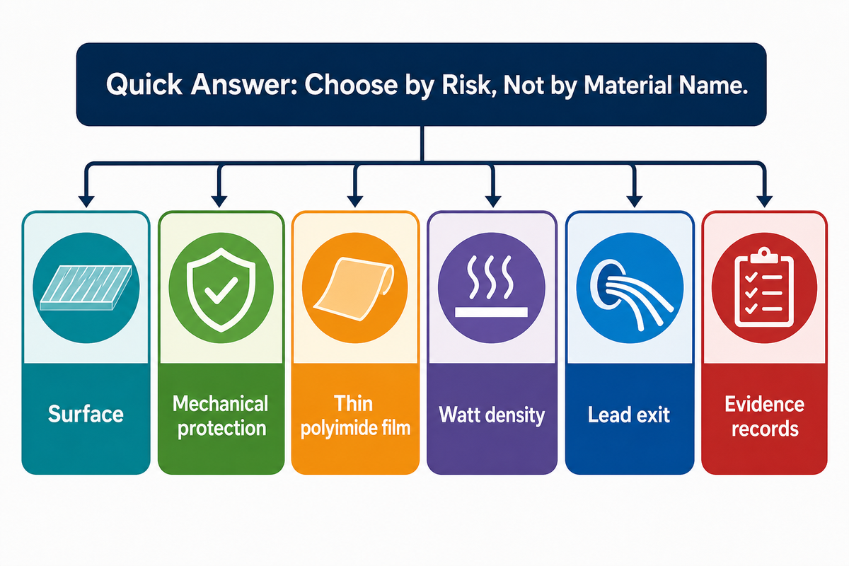 Quick Answer: Choose by Risk, Not by Material Name — flexblanket.com