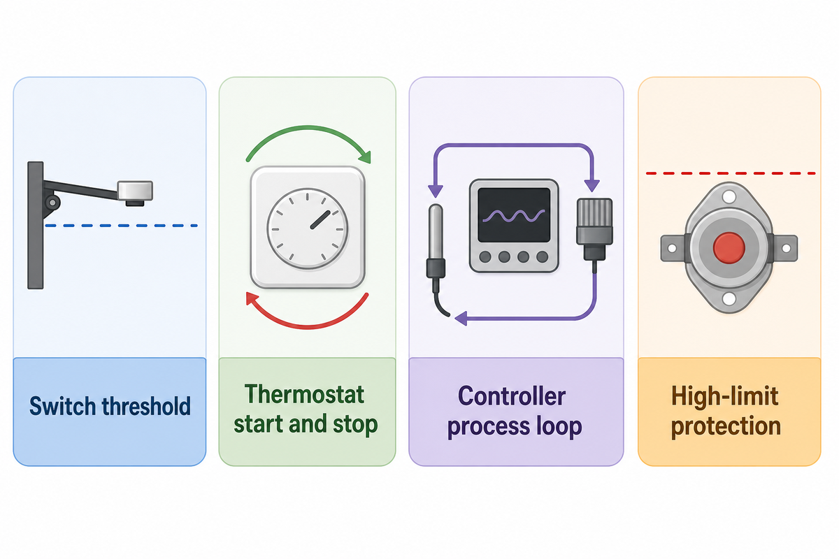 Temperature Switch, Thermostat, Controller, or High-Limit Device? — FlexBlanket
