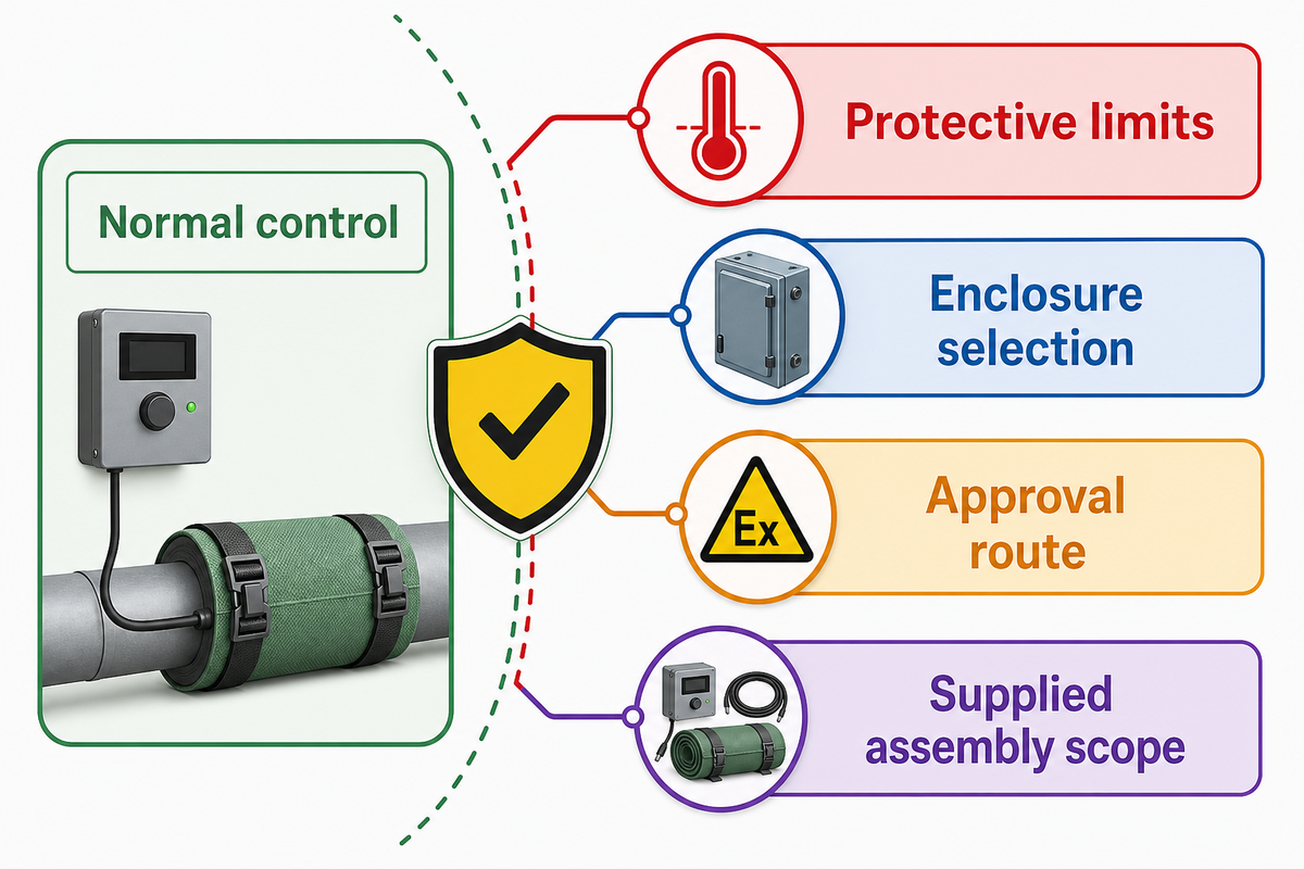Safety Limits, Enclosures, and Approval Boundaries — FlexBlanket