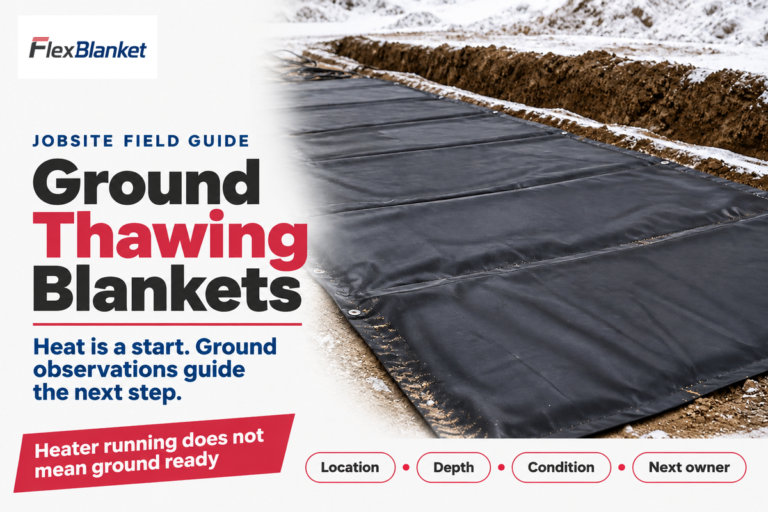 Ground Thawing Blankets: A Jobsite Field Guide