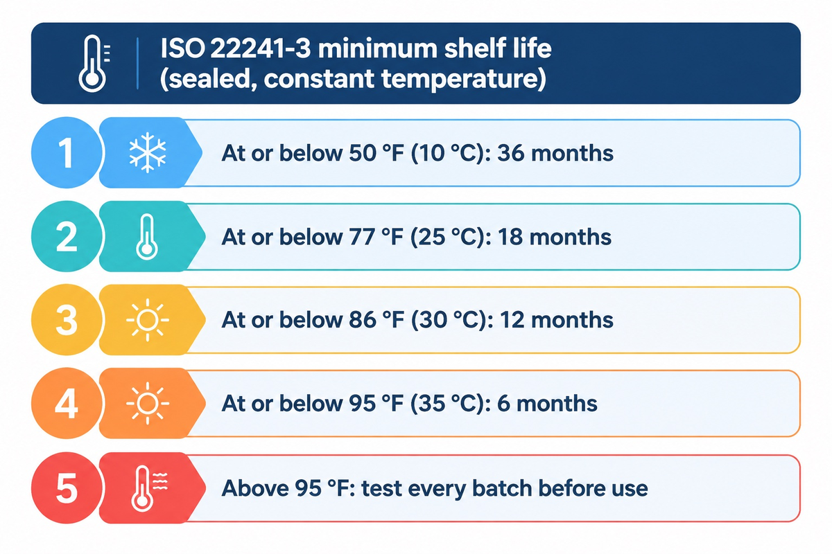 DEF storage temperature, shelf life and containers — FlexBlanket