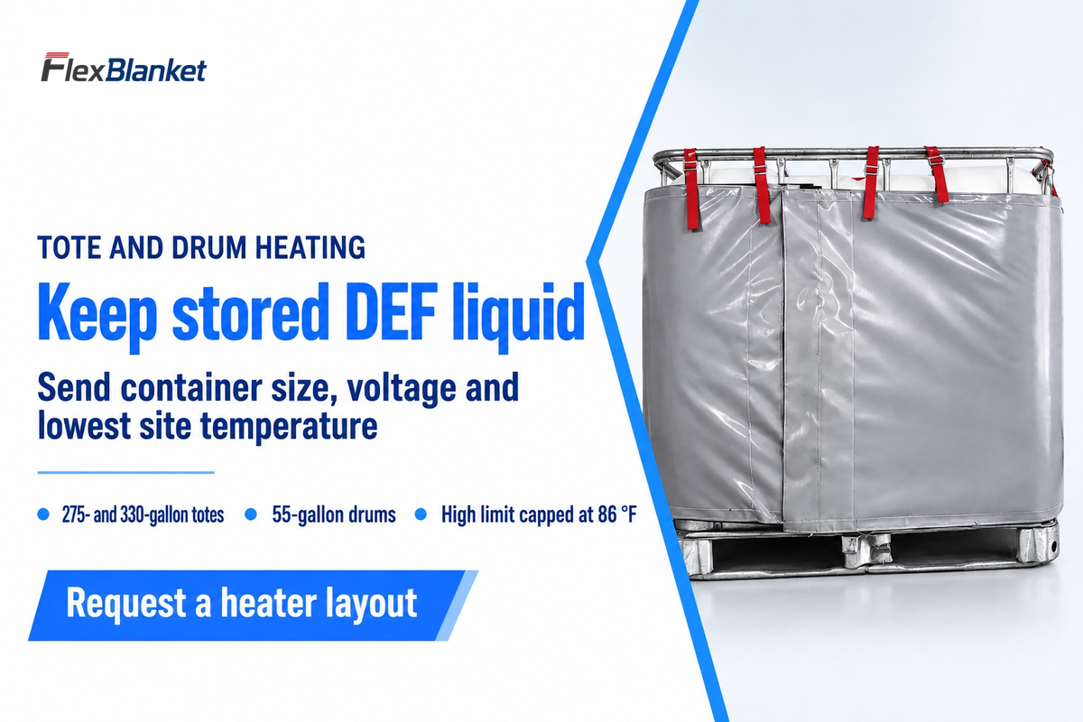 Keep stored DEF liquid this winter — FlexBlanket